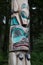 Tlingit Alaskan wood Carving with animals