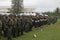 TNI troops escorted the visit of Indonesian President Jokowi to Aceh