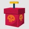 Tnt detonator box isolated vector illustration