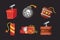 Tnt and dynamite icon set