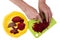 To cook a tasty vegetable soup beet must be finely chopped into