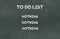 To do list