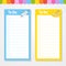 To do list for kids. Empty template. The rectangular shape. Isolated color vector illustration. Funny character. Cartoon style.