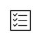 To do list line icon. Clipart image