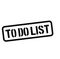 To do list rubber stamp