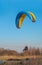 To fly on a paraglider, to be engaged in sports on a motor paraglider, paragliders are fond of flights