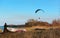 To fly on a paraglider, to be engaged in sports on a motor paraglider, paragliders are fond of flights