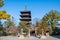 To-ji Temple Five-storied Pagoda. World Heritage Site. Kyoto, Japan