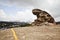 Toad Rock on a hill at Mount Abu, Sirohi District, Rajasthan, Indi