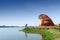 A toad-shaped building of Phaya Khan Khak The Toad King Museum, Yasothon, Thailand