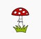 Toadstool mushroom icon