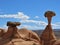 Toadstool rock formations