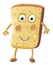 Toast Bread Slice Cartoon Character