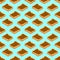 Toast with chocolate spread pixel art pattern seamless. 8bit texture. piece of bread with chocolate pixelated