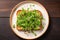 Toast with Microgreens, Generative AI