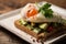Toast sandwich with fried egg
