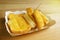 Toast Spread Margarine put Sweetened condensed milk