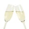 Toast together with sparkling wine or champagne and celebrate