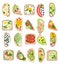 Toast vector healthy toasted food with bread cheese vegetables egg snack for breakfast illustration set of delicious