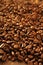 Toasted coffe beans texture