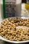 Toasted Oat Cereal with Milk Carton in Background