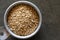 Toasted Sesame Seeds in a Measuring Cup