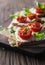 Toasts (Crostini) with ricotta and cherry tomatoes