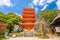 Tocho-ji temple or Fukuoka Giant Buddha temple in Fukuoka, Japan.