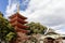 The Tochoji Temple is famous landmark in fukuoka city at japan