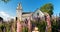 Tocksfors, Sweden. Tocksmarks Church In Sunny Summer Day. Local Landmark