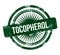 Tocopherol - green grunge stamp