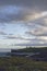 Tod Head Lighthouse and associated Buildings standing tall at the edge of the Cliffs as the sun goes down at Catterline.