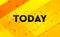 Today abstract digital banner yellow background