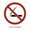 Today no smoking icon vector