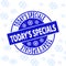 Today`S Specials Scratched Round Stamp Seal for Xmas