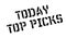 Today Top Picks rubber stamp