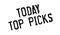 Today Top Picks rubber stamp