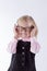 Toddler with glasses