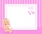 Toddler It\'s a Girl Horizontal Photo Frame