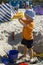 Toddler on sand