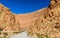 Todgha Gorge, a canyon in the Atlas Mountains. Morocco