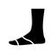 toe cover sock glyph icon vector isolated illustration