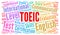 TOEIC word cloud