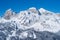 Tofana Mountain in Winter, Covered with Snow, Cortina d Ampezzo, Italy