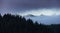 Tofino, Vancouver Island, British Columbia, Canada. View of Canadian Mountain Landscape