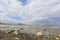 Tofu, Mono Lake with blue sky