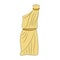 Toga, tunic without people. Historical clothing of Romans and Greeks. Ancient dress with folds. National ethnic costume.