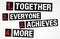 Together motivational concept