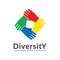 Togetherness diversity logo