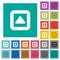 Toggle up square flat multi colored icons